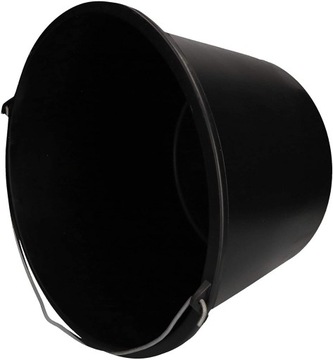 ВЕДРО СТРОИТЕЛЬНОЕ, БЫТОВОЕ, ЧЕРНОЕ, 5x16