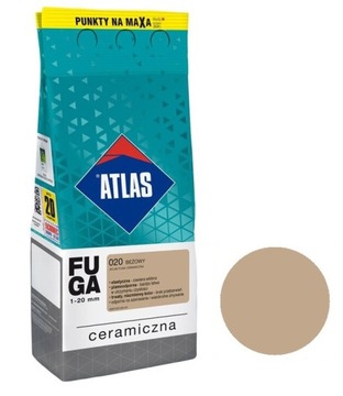 ATLAS fuga CERAMICZNA 020 beżowy 2kg