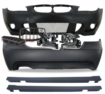 БАМПЕР BMW E60 M ПАКЕТ ПЕРЕДНЯЯ ЗАДНЯЯ РЕШЕТКА ЗАЛА SLIM