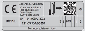ДВЕРНОЙ ДОВОДЧИК ASSA ABLOY DC110 EV1 СЕРЕБРЯНЫЙ