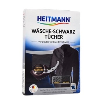 HEITMANN Chusteczki Ochrona Czerni 10 sztuk