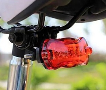 Велосипедный фонарь ПЕРЕДНИЙ ЗАДНИЙ светодиодный фонарь для руля велосипеда МОЩНЫЙ на батарейках