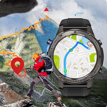 МУЖСКИЕ СМАРТ-ЧАСЫ ВОДОНЕПРОНИЦАЕМЫЕ МЕНЮ ЗВОНКОВ PL SPORT GPS СМАРТ-ЧАСЫ