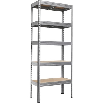 MOCNY Regał Metalowy Magazynowy 750kg 180x75x35cm Strych Warsztat Garaż