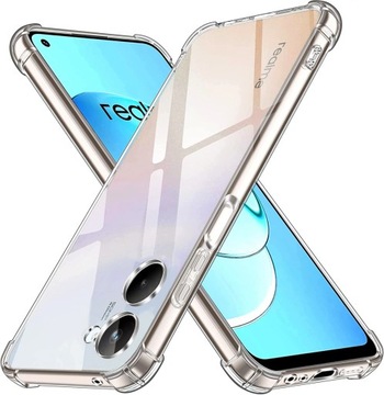 ETUI PANCERNE CLEAR ANTI-SHOCK DO REALME 10 +SZKŁO