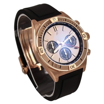 Złoty zegarek Breitling Chronomat B01