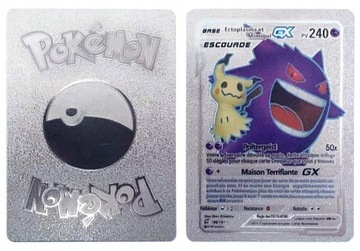 Карты POKEMON 3в1 165шт. Золото Черный Серебро Набор