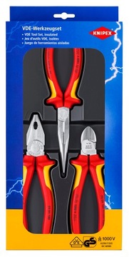 KNIPEX Набор клещей 3 шт. 1000В 00 20 12