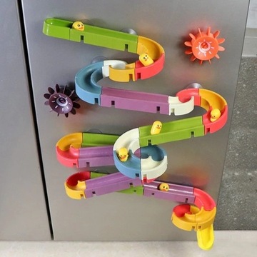 ОБРАЗОВАТЕЛЬНАЯ ТВОРЧЕСКАЯ ИГРУШКА ДЛЯ ВАННЫ ТРЕК горка УТКА 66 EL ПОДАРОК