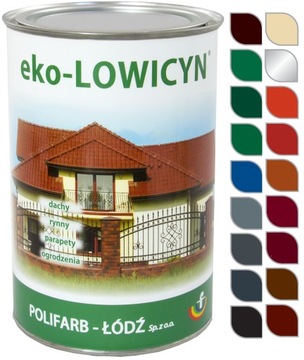 1L FARBA NA DACH BLACHĘ ALUMINIUM STAL OCYNKOWANĄ