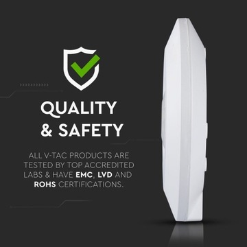 Natynkowy sensor czujnik ruchu zmierzchu biały