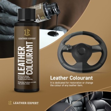 LEATHER EXPERT Steering Wheel KIT Черный - комплект для ремонта рулевого колеса