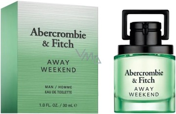 Abercrombie & Fitch Away Weekend woda toaletowa dla mężczyzn 30 ml