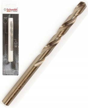 WIERTŁO DO METALU KOBALTOWE 6mm HSS-Co DO STALI ŻELIWA METALU MOCNE SCHMITH