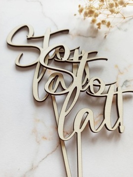 Топпер для торта из фанеры 