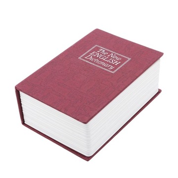 Dictionary Mini Safe Box Book Money Hidden Secret Security Safe Lock Cash M