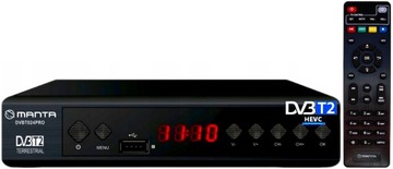 Tuner DVB-T2 Manta DVBT024PRO HEVC Full HD HDMI USB