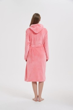 БАННЫЙ ХАЛАТ ИЗ МИКРОФИБРЫ АРБУЗ С КАПЮШОНОМ 2XL/3XL CARLO