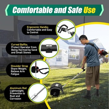 БЕНЗИНОВАЯ СНЕГООЧЕТАТЕЛЬНАЯ МАШИНА ЩЕТКА ДЛЯ ГАЗОНА LEAF