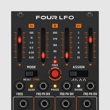 Модуль модульного синтезатора FOUR LFO Eurorack Behringer