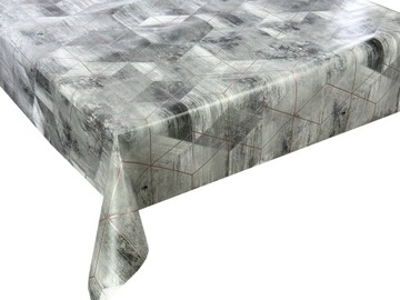 Cerata Obrus Ceratowy Szary Geo Marmur 160x140 cm