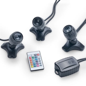 Pontec PondoStar LED RGBW SET с 3 отверстиями для освещения