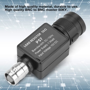 P57 50ohm Czarny BNC na BNC żeński 50KY Q9 Złącze