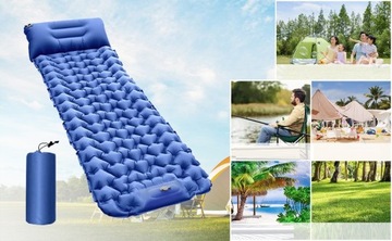 САМОНАДУВАЮЩИЙСЯ КОВРИК НАДУВНОЙ МАТРАС для кемпинга, складной, 200 x 68 см