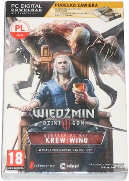 WIEDŹMIN 3 - KREW i WINO - NOWA - FOLIA - PC