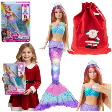 Sada Barbie Dreamtopia Kouzelná mořská víla mikulášský pytlík pro holčičku