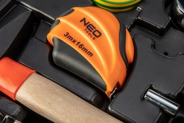 NEO 08-942 НАБОР ИНСТРУМЕНТОВ для дома в чемодане 65 предметов