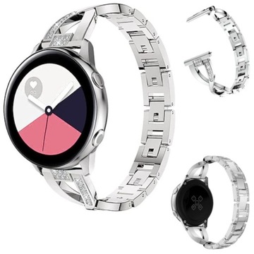 DAMSKA BRANSOLETA PASEK DO ZEGARKA SMARTWATCH 20MM +2 TELESKOPY BRANSOLETKA