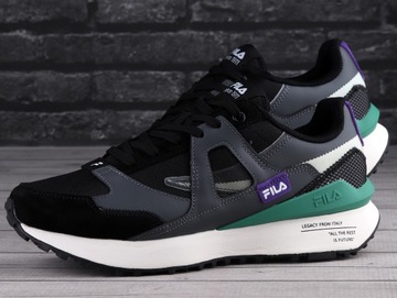 Buty sneakersy męskie Fila CONTEMPO BLACK VERDANT GREEN