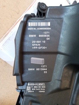 BMW F39 F40 F45 F48 POUZDRO FILTRU VZDUCHU 8655835