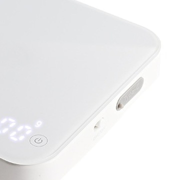 Mini waga do kawy z timerem Przenośna waga do kawy białej