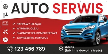 BANER AUTO SERWIS MECHANIKA POJAZDOWA WARSZTAT