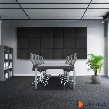 Акустические звукопоглощающие панели TRAPEZ 4м2, коврик поглощающий звуковые волны