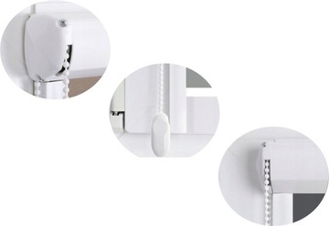 ROLETA DZIEŃ NOC W KASECIE Z PROWADNICAMI 82x130