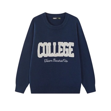 Semir Knitwear Men Retro American Fashion Sweater