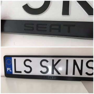 Рамка номерного знака сиденья / 2 шт.