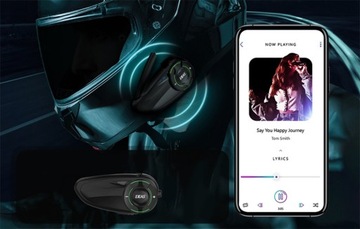 EJEAS Q8 МОТОЦИКЛОВЫЙ ИНТЕРКОМ IP67 ДО 1000 М МАКС. 6 ЧЕЛОВЕК СЕТОЧНОЕ ПРИЛОЖЕНИЕ BT5.1
