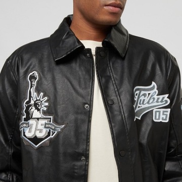 Fubu kurtka męska Varsity Leather Jacket 6075163 S