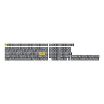 KEYCHRON Keycaps Double Shot PBT o profilu OSA Ciemnoszary Full Set