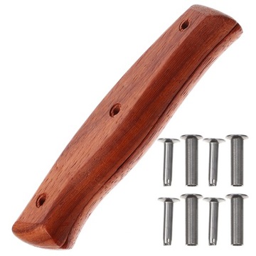 Drewniane uchwyty Drewniana rękojeść noża z drewna orzechowego