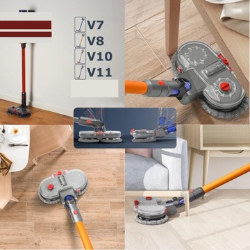 SZCZOTKA KOŃCÓWKA MOPUJĄCA DO ODKURZACZA DYSON V7 V8 V10 V11 +6 SZMAT