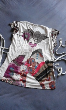 новая женская блузка-топ, выкройка Desigual, 36 М, красивая