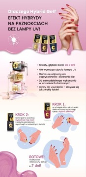 DELIA Перманентный лак для ногтей HYBRID GEL Step1 11 мл, 61 ЖЕМЧУЖНЫЙ МАЛИНОВЫЙ