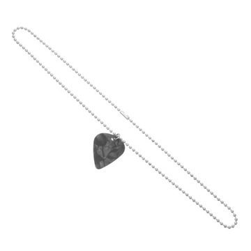 Naszyjnik rockowy wisiorek do gitary metalowe kostki