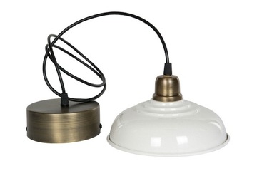 LAMPA wisząca NEMO biała śr. 20cm