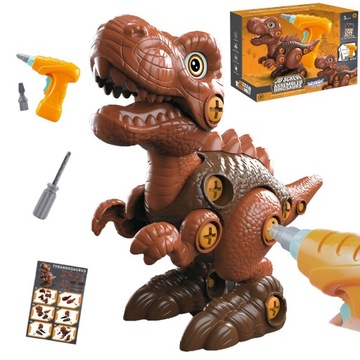 DINOZAUR DO SKRĘCANIA ROZKRĘCANY WIERTARKA WOOPIE